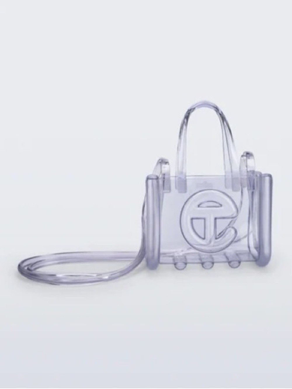 Telfar x Melissa Transparent Small Crossbody Tote